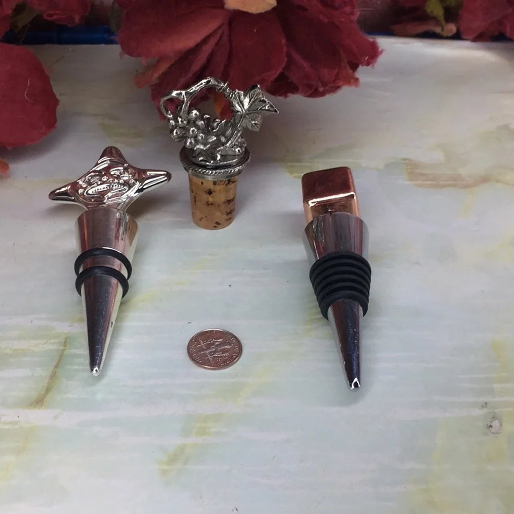 Vintage Bar Set With Bottle stoppers, Glasses and Tray